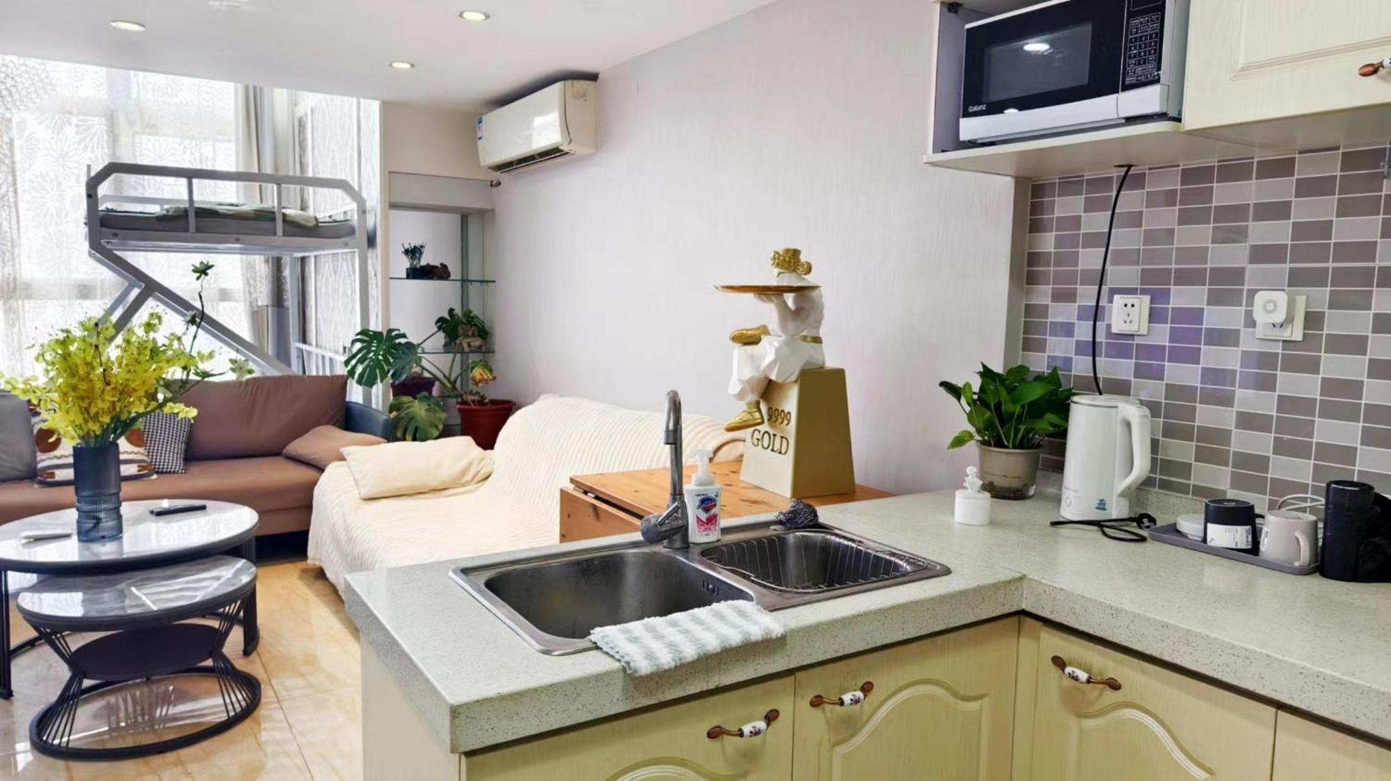 Chaoyang Joy City Hardcover Apartment Peking Exterior foto