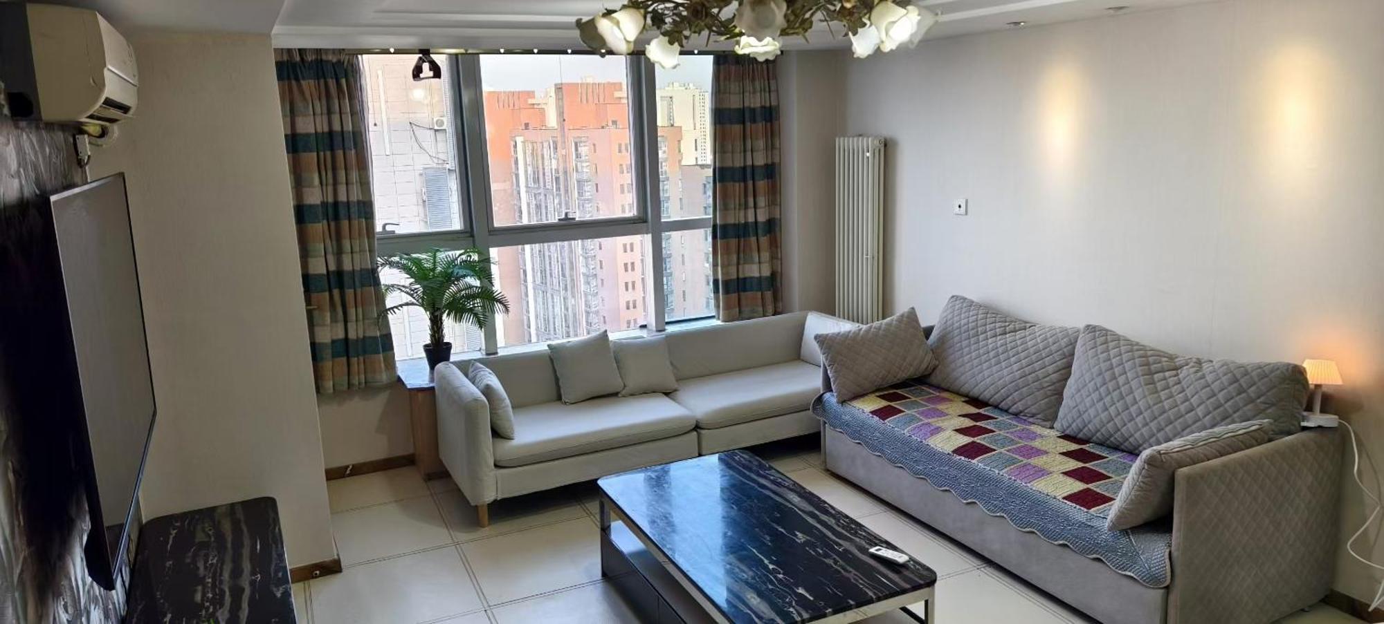 Chaoyang Joy City Hardcover Apartment Peking Exterior foto
